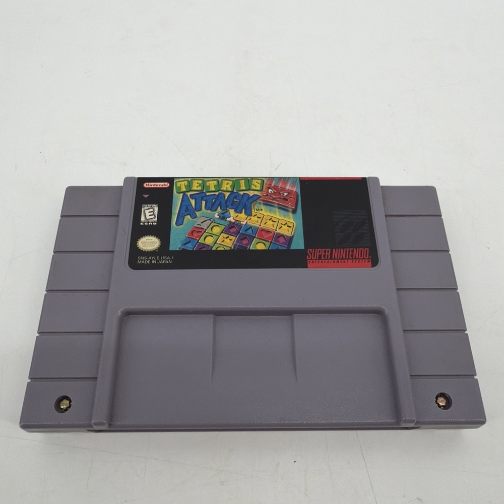 Tetris Attack (SNES) Loose Cart Only - Authentic Good Condition